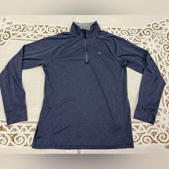 Boys Vineyard Vines Performance 1/4 zip pullover size L 16 - Picture 1 of 9